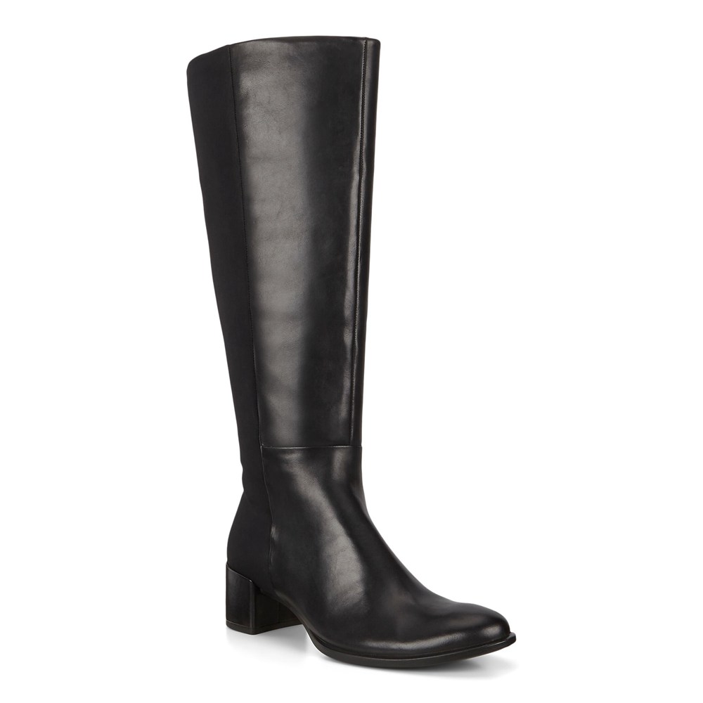 Botas Mujer - ECCO Shape 35 High-Cut Block - Negros - GXJ963285